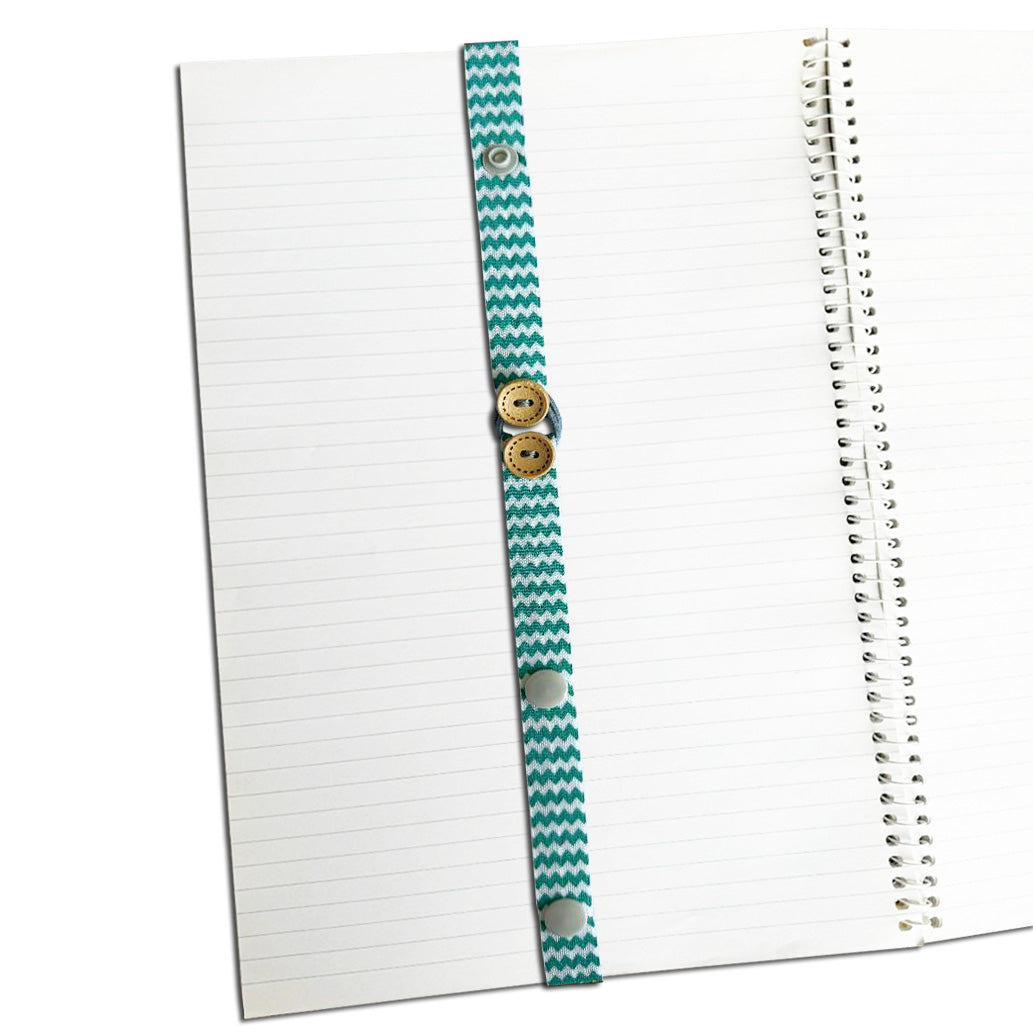 For Him - Dusty Teal Chevron