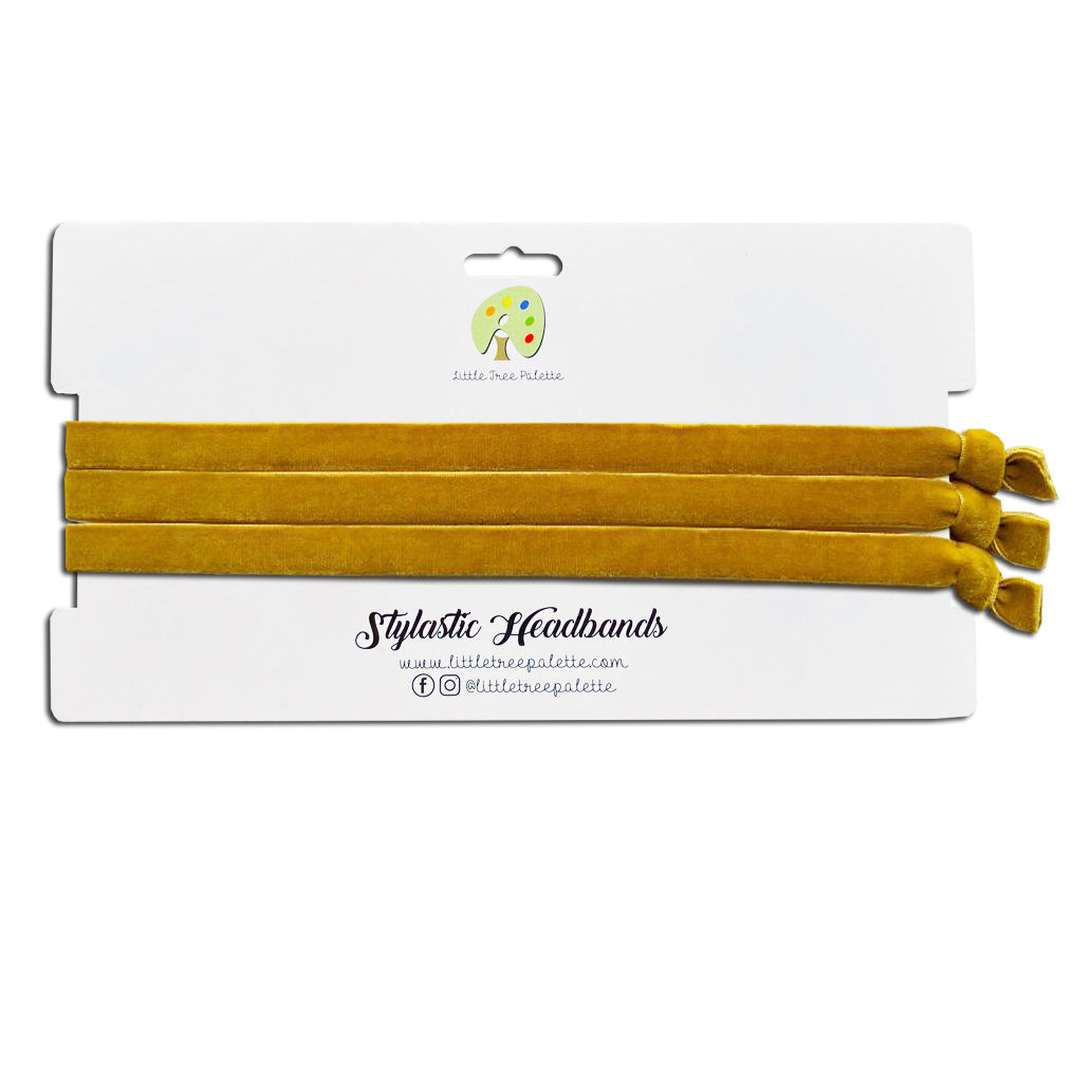 Skinny Velvet - Mustard