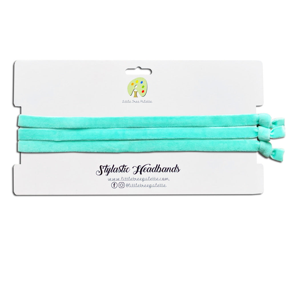 Skinny Velvet - Seafoam Green