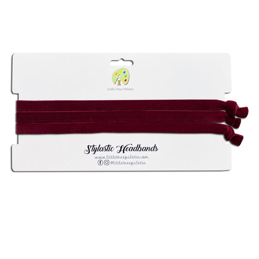 Skinny Velvet - Burgundy