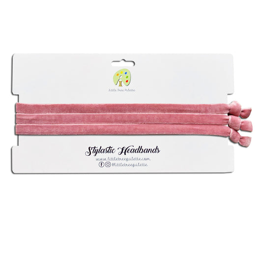 Skinny Velvet - Coral Pink
